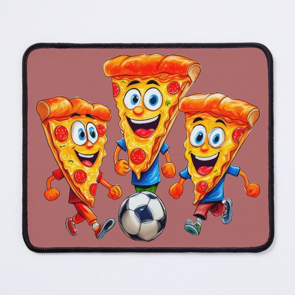 Item preview, Pizza playing soccer funny bold fashion apparel designed and sold by JumWow.