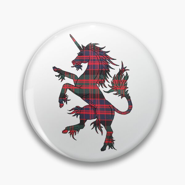 Item preview, MacDonald Modern Tartan Unicorn designed and sold by Murph's Images.
