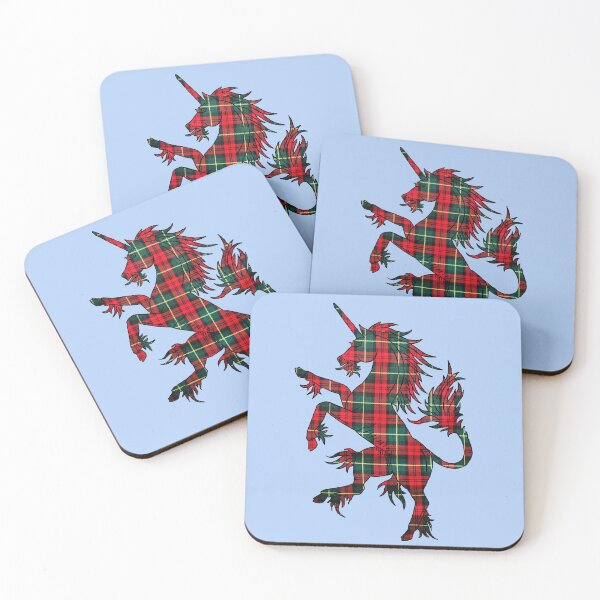 Item preview, Old Country Tartan Unicorn designed and sold by Murph's Images.