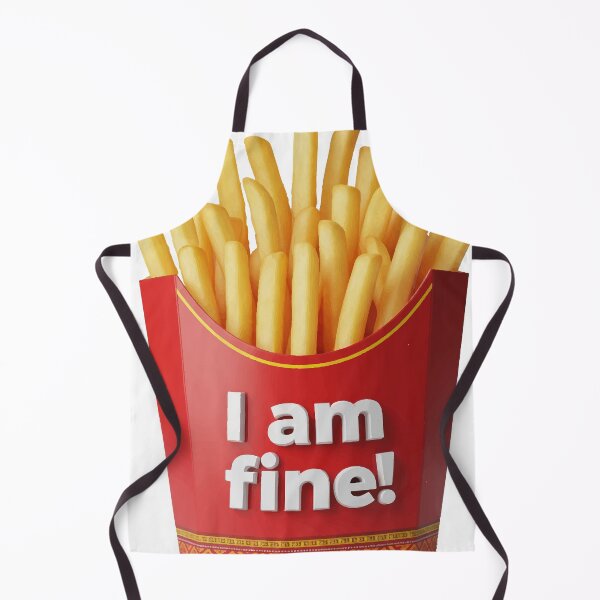 Item preview, "I Am Fine!" Fries Box designed and sold by Dailyprintstyle.