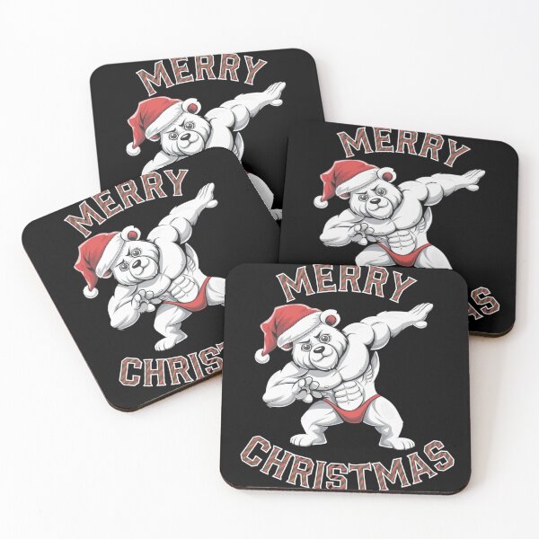 Item preview, Flexing Bear for Christmas designed and sold by Tee Studio.
