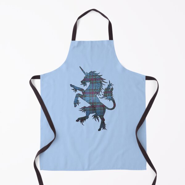 Item preview, Blue and Purple Tartan Unicorn designed and sold by Murph's Images.