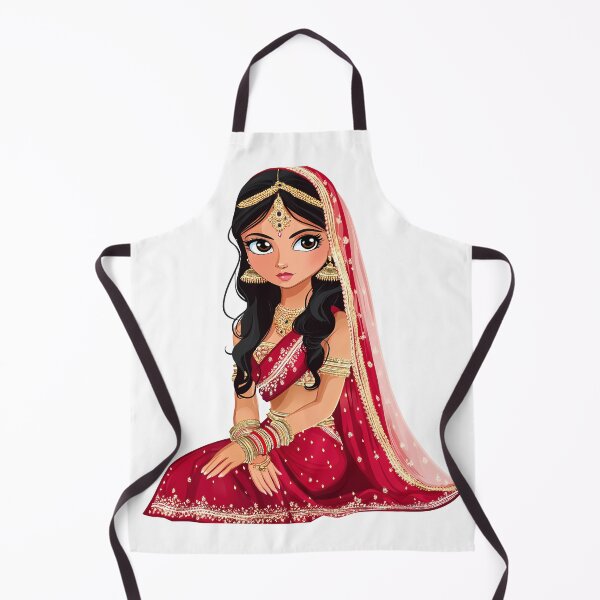 Item preview, Indian Bride - Beautiful Woman in Red Traditional Dress designed and sold by Asapusri.