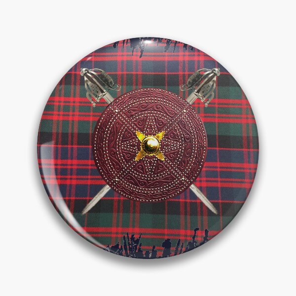 Item preview, Targe and Swords MacDonald Tartan designed and sold by Murph's Images.