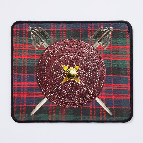 Item preview, Targe and Swords MacDonald Tartan designed and sold by Murph's Images.