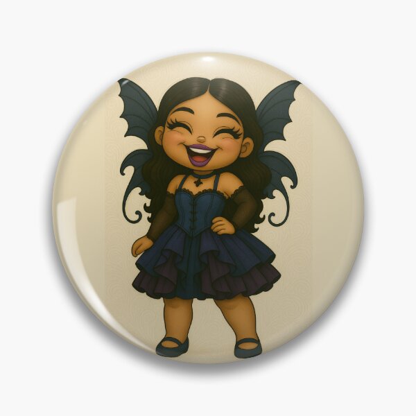 Item preview, Happy Little Goth Fairy  designed and sold by TonzDesigns.