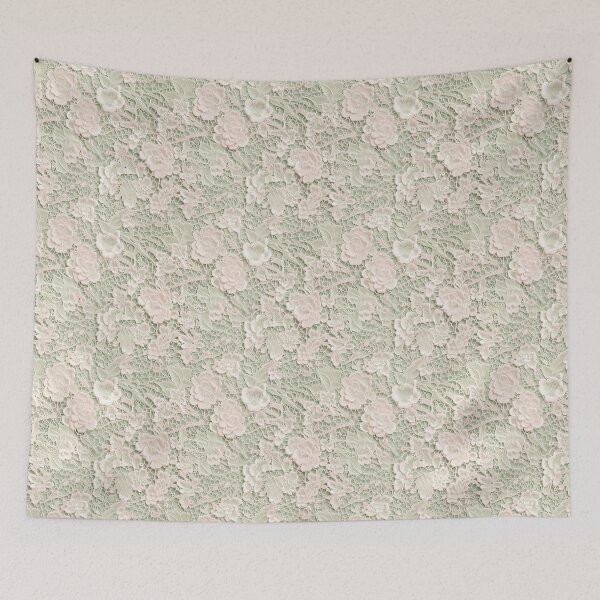 Item preview, Victorian Pastel Lace – Elegant Vintage Floral Pattern designed and sold by HasHs.