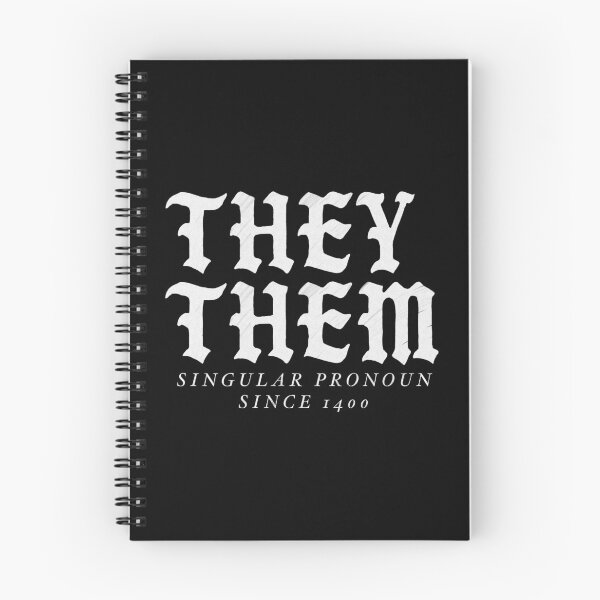 Item preview, They Them Singular Pronoun Since 1400 (Light) designed and sold by Yokai of the Nostromo.