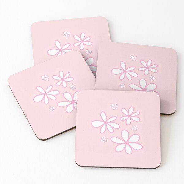 Artikelvorschau, Pastellrosa Blumenaufkleber – Sanftes, mädchenhaftes, ästhetisches Blumendesign entworfen und verkauft von ajourneytoyou.