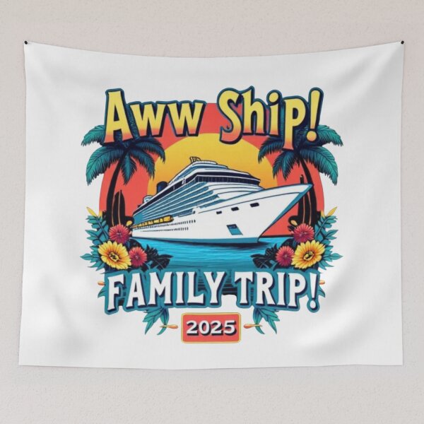 Item preview, Aww Ship! Family Trip 2025 designed and sold by Iuqiune.