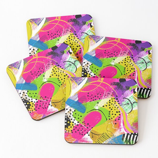 Item preview,  Digital art work3 "Vibrant Geometric Shapes and Nature Elements in Bold Contrast" designed and sold by Richenda.