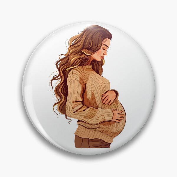 Item preview, Pregnant Woman in Warm Clothing designed and sold by Asapusri.