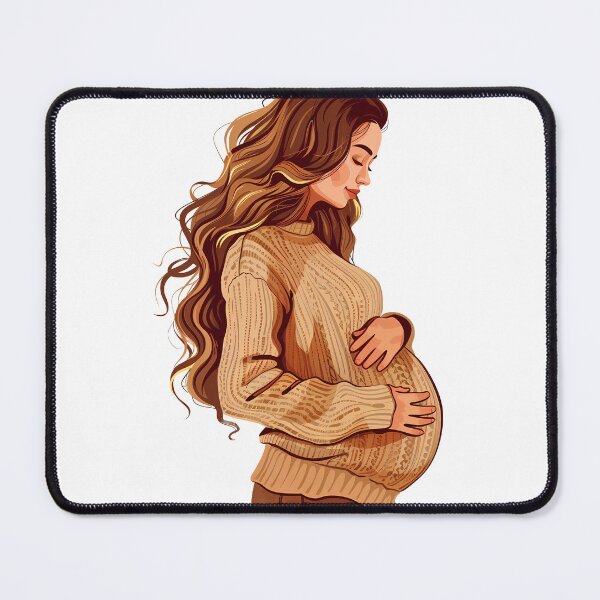Item preview, Pregnant Woman in Warm Clothing designed and sold by Asapusri.