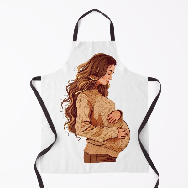 Item preview, Pregnant Woman in Warm Clothing designed and sold by Asapusri.