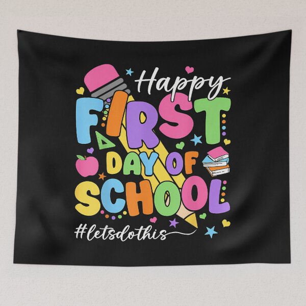 Item preview, Happy First Day Of School Pencil Teacher Kids Back To School designed and sold by cawtoon.
