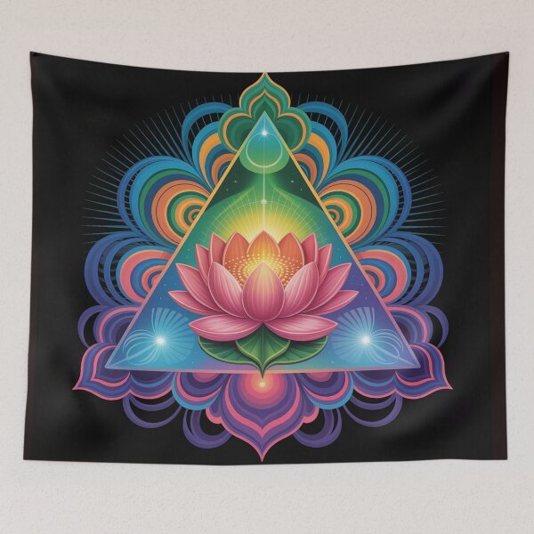 Item preview, Triangular spiritual mandala. designed and sold by Lilashakti ⭐️ ⭐️ ⭐️ ⭐️ ⭐️.
