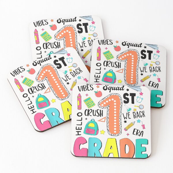 Item preview, Hello First 1St Grade Vibes Kids Boys Girls Back To School designed and sold by cawtoon.