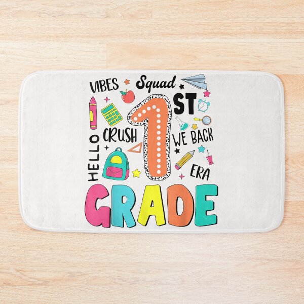 Item preview, Hello First 1St Grade Vibes Kids Boys Girls Back To School designed and sold by cawtoon.