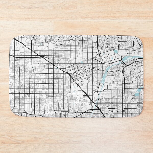 Item preview, Anaheim City Map of California, USA - Circle designed and sold by deMAP.