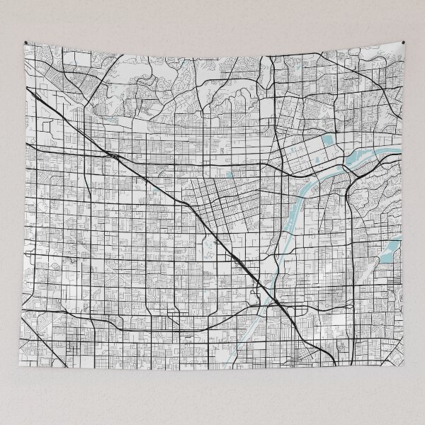 Item preview, Anaheim City Map of California, USA - Circle designed and sold by deMAP.