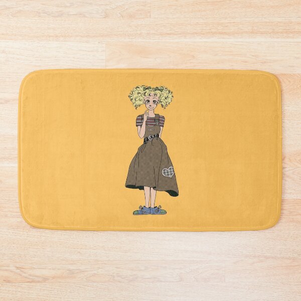 Item preview, Curly-Haired Vintage Anime Girl Charm designed and sold by CuteCartoon.