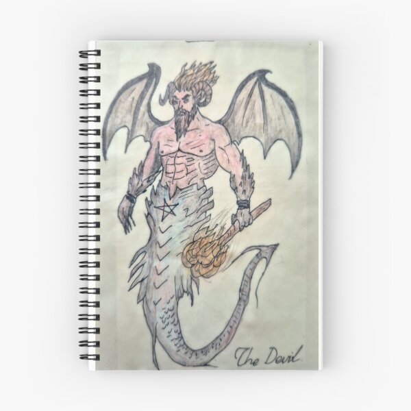 Item preview, The Devil - Tarot Merman designed and sold by Kostis is drawing.