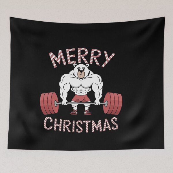 Item preview, Christmas Bear Fitness Time designed and sold by Tee Studio.