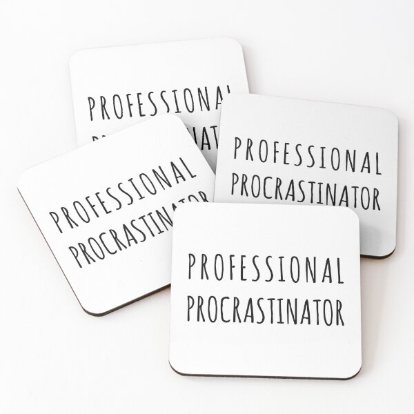 Item preview, Professional Procrastinator, Unique designed and sold by villacreativa.