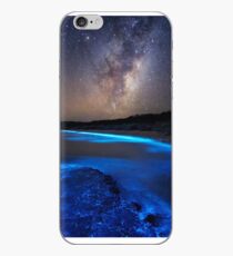Milky Way Over Sea Sparkle Bay iPhone Case