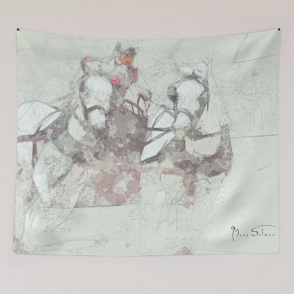 Item preview, Horses & Chariot designed and sold by Mark Salmon.
