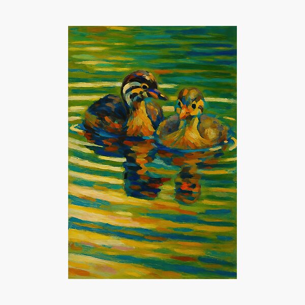 Item preview, Grebe Pair designed and sold by MRageebArt.