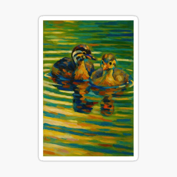 Item preview, Grebe Pair designed and sold by MRageebArt.