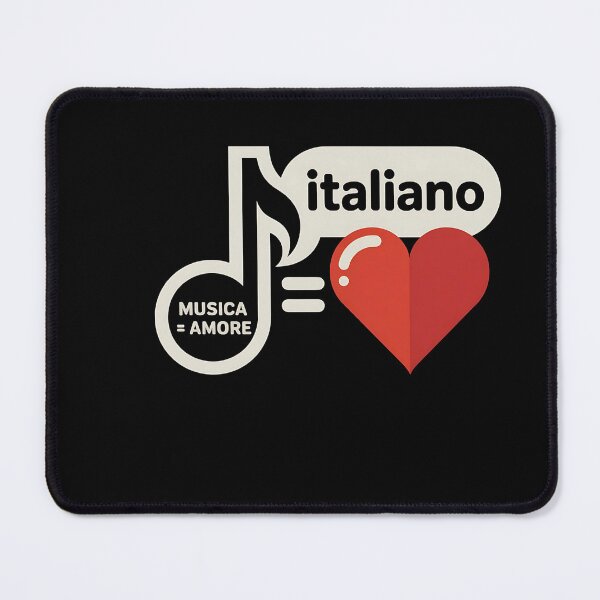 Item preview, Italiano Musica Amore Retro Vibe Tee designed and sold by EwaVerse.