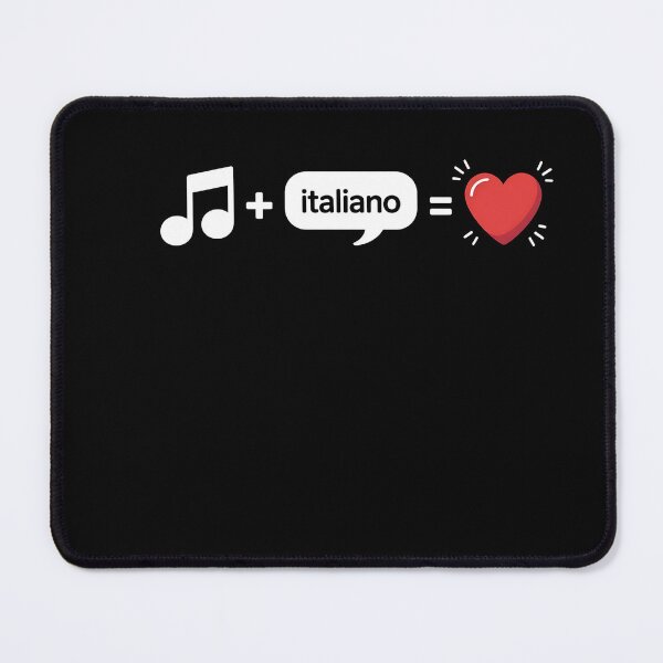 Item preview, Italiano + Music = Love Graphic Tee designed and sold by EwaVerse.