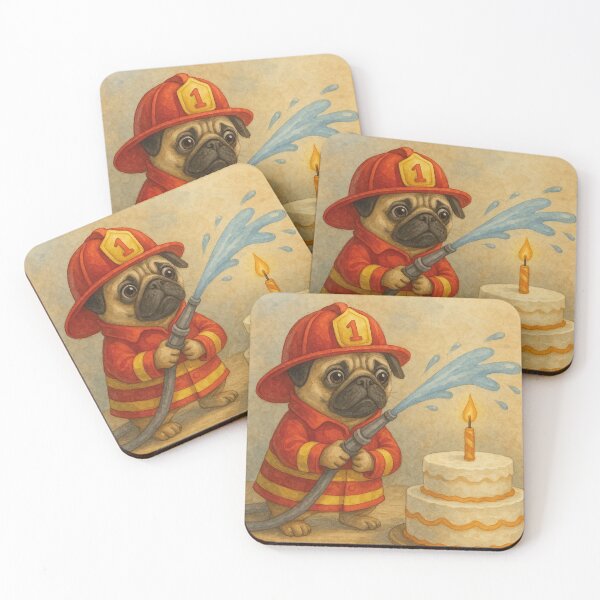 Item preview, Funny Pug, Happy Birthday designed and sold by Mauswohn.