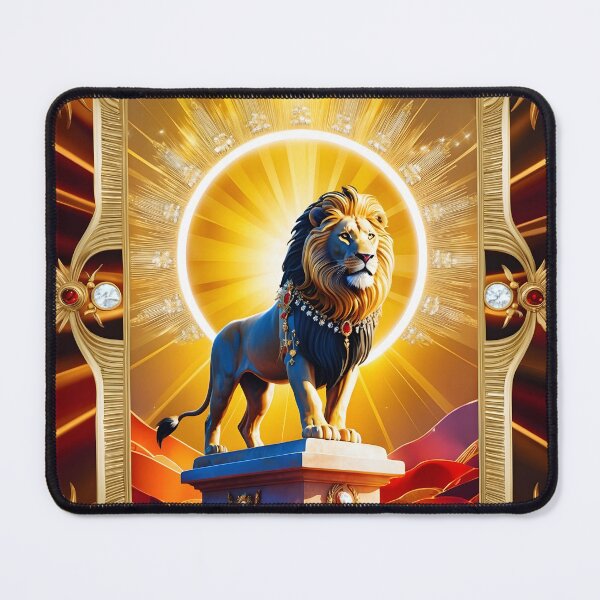 Item preview, Golden Leo Tarot Lion – Radiant Regal Power by LaLi Designs designed and sold by LaLi-Designs.