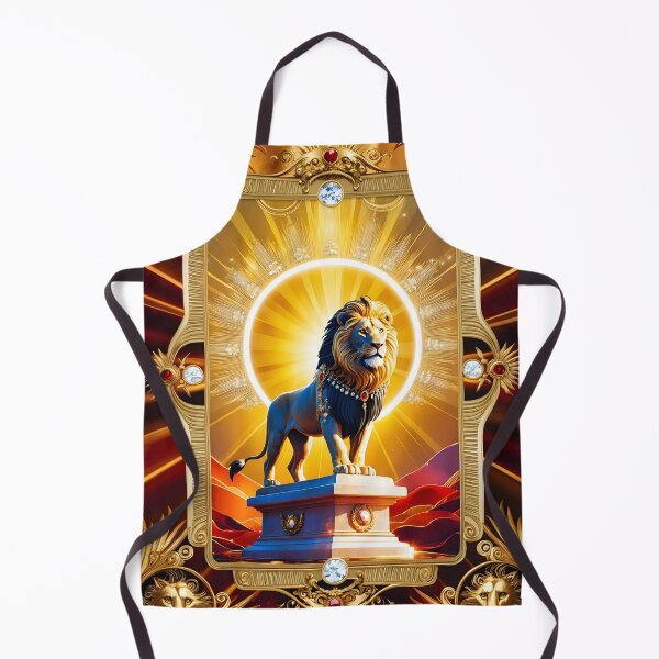 Item preview, Golden Leo Tarot Lion – Radiant Regal Power by LaLi Designs designed and sold by LaLi-Designs.