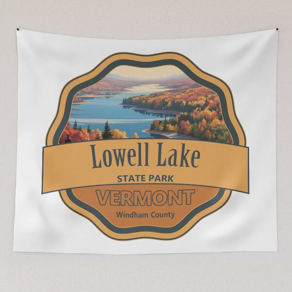 Item preview, Lowell Lake State Park, Windham County, Vermont designed and sold by Wanderful-roads.