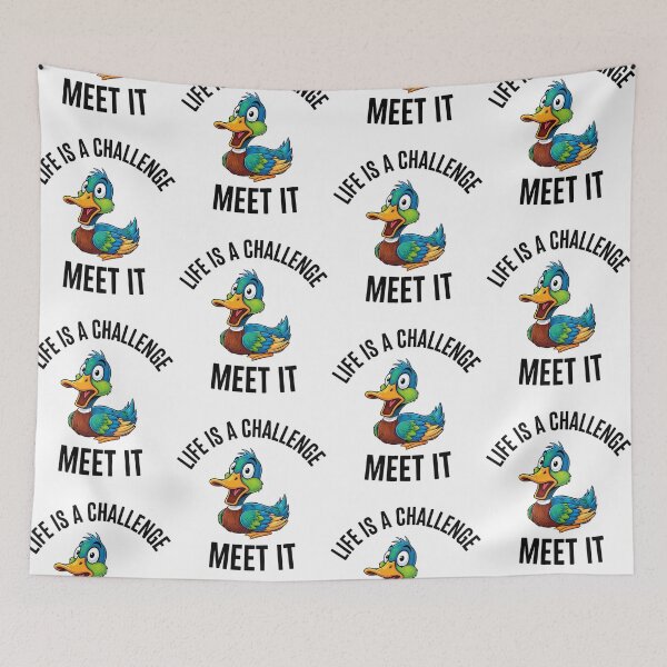 Item preview, Motivational Duck Facing the Future designed and sold by Perfect44.
