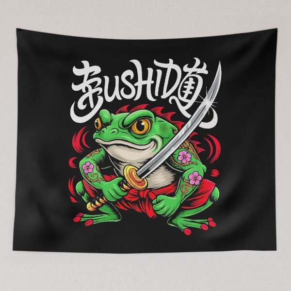 Item preview, Bushido Frog Samurai designed and sold by YounexxART.