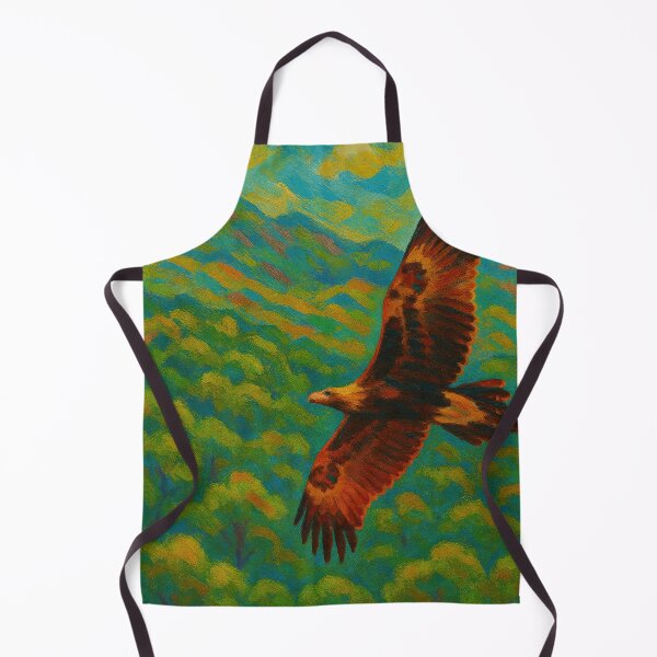 Item preview, Soaring Sovereign – Wedge-tailed Eagle Above the Bush designed and sold by MRageebArt.