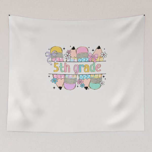 Item preview, Fifth Grade Coquette Pencil Bow Back To School 5th Grade designed and sold by MOHITSALVI.