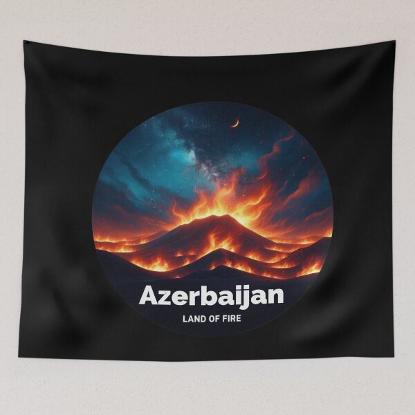 Item preview, Azerbaijan - Land of Fire designed and sold by Myra365Art.