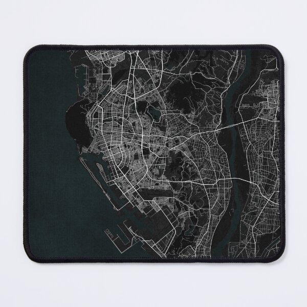 Item preview, Kaohsiung City Map of Taiwan - Dark designed and sold by deMAP.