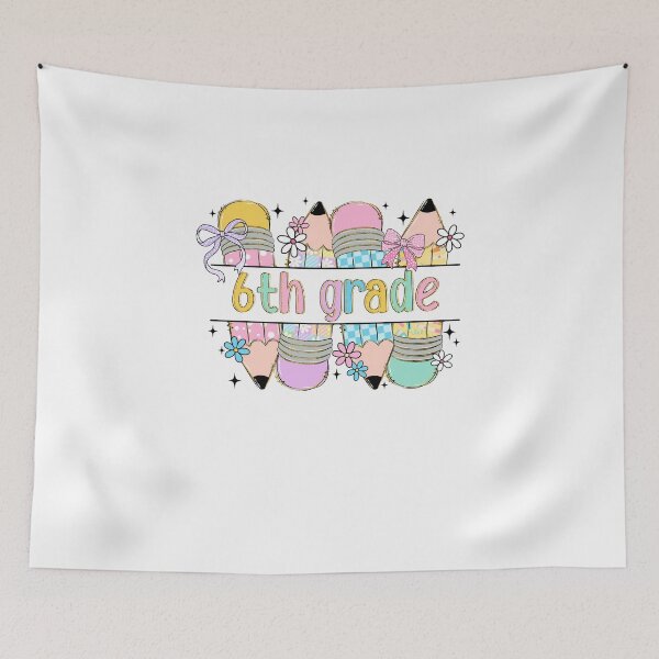 Item preview, Sixth Grade Coquette Pencil Bow Back To School 6th Grade designed and sold by MOHITSALVI.
