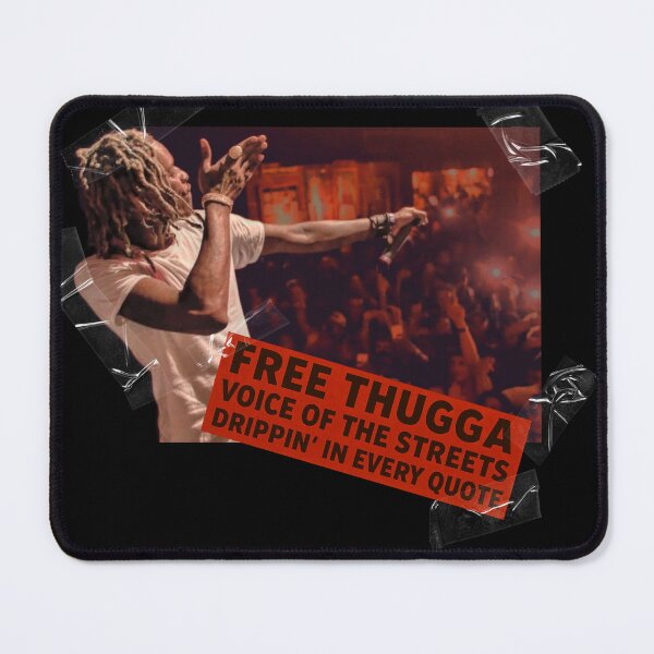Item preview, FREE THUGGA – Voice of the Streets Drippin’ in Every Quote designed and sold by RealDra.