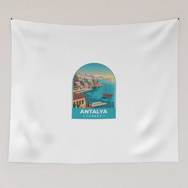 Item preview, Antalya Sticker Travel to Turkey  designed and sold by TulipaGraphics.