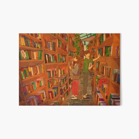 Vista previa del artículo con la obra «Biblioteca», diseñado y vendido por Puuung 퍼엉.