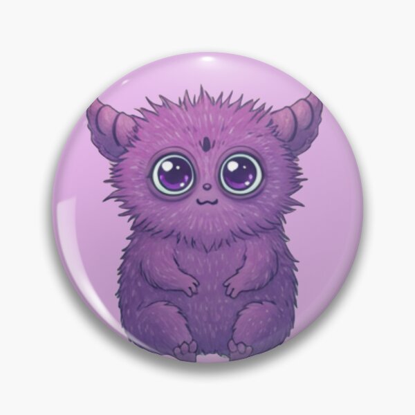 Item preview, "Cute Purple Monster – Kawaii Creature designed and sold by JiGaWo.