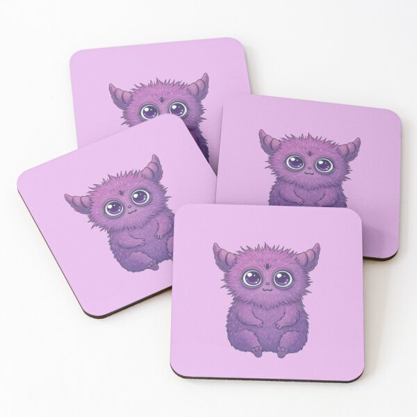 Item preview, "Cute Purple Monster – Kawaii Creature designed and sold by JiGaWo.